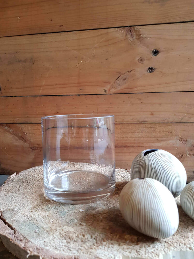 Glass Vase 12x12cm