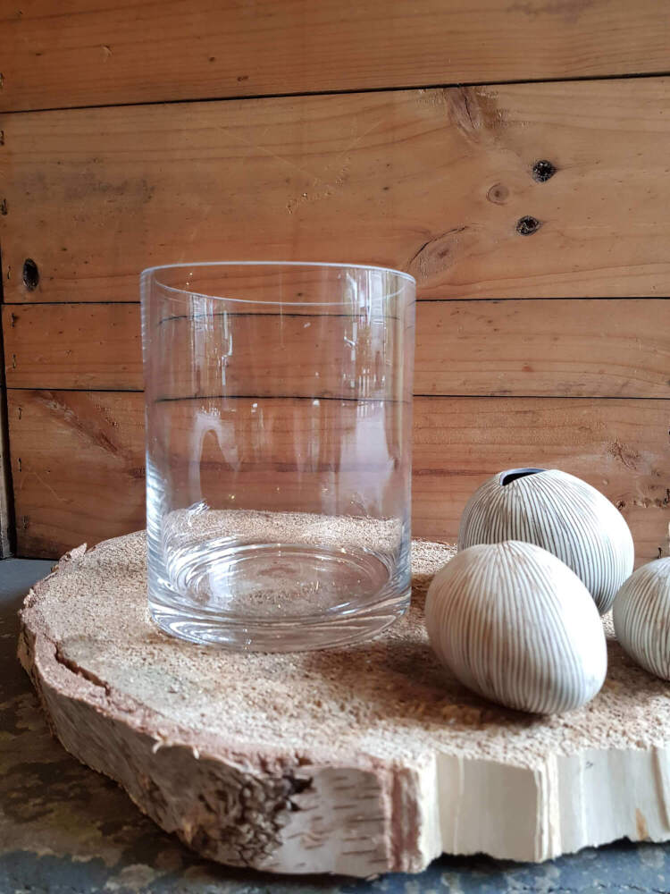 Glass Vase 15x18cm