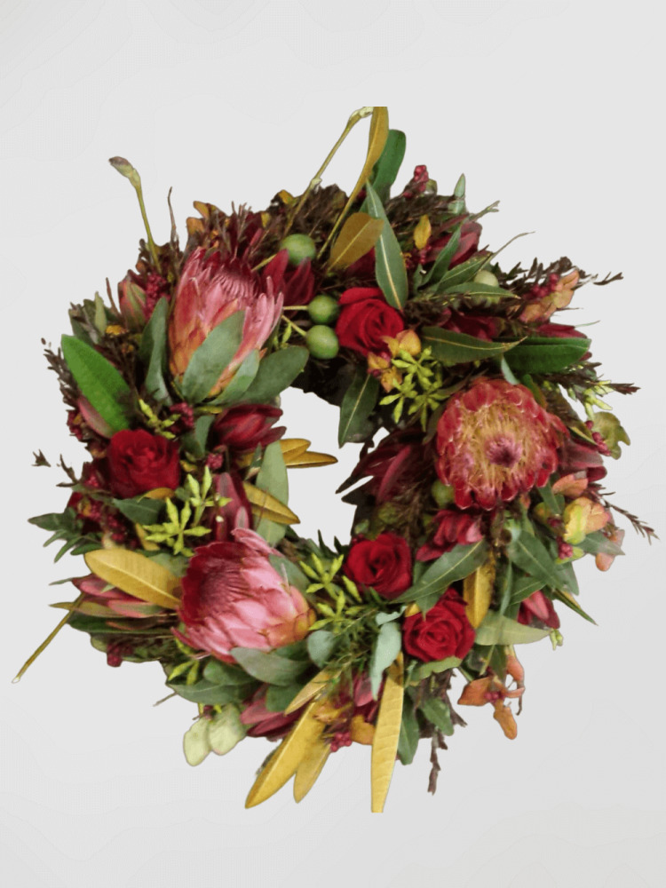 Red and Green Wreath